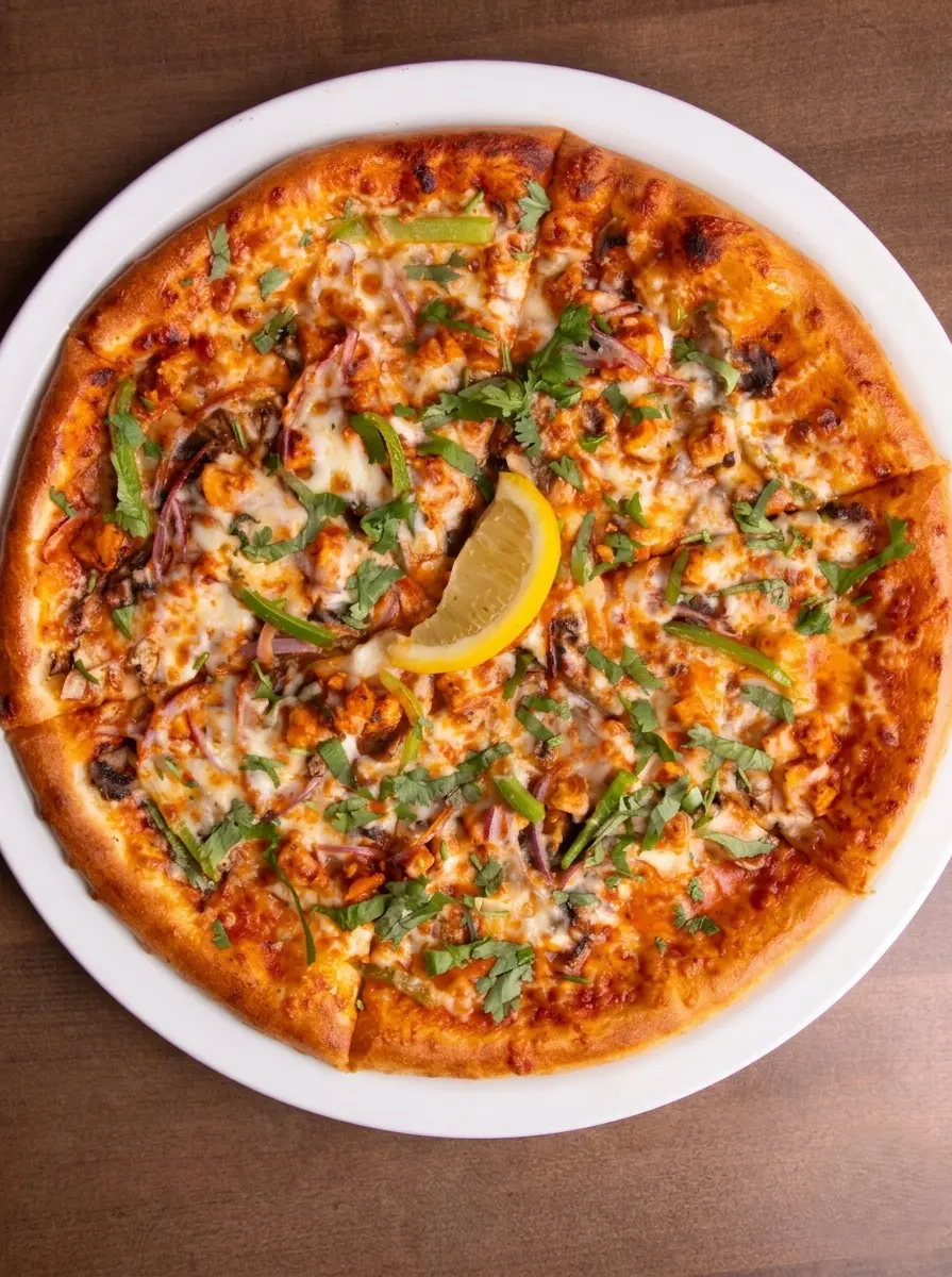 Signature wood-fired pizzas catered by THE PIZZA SPOT Alberta
